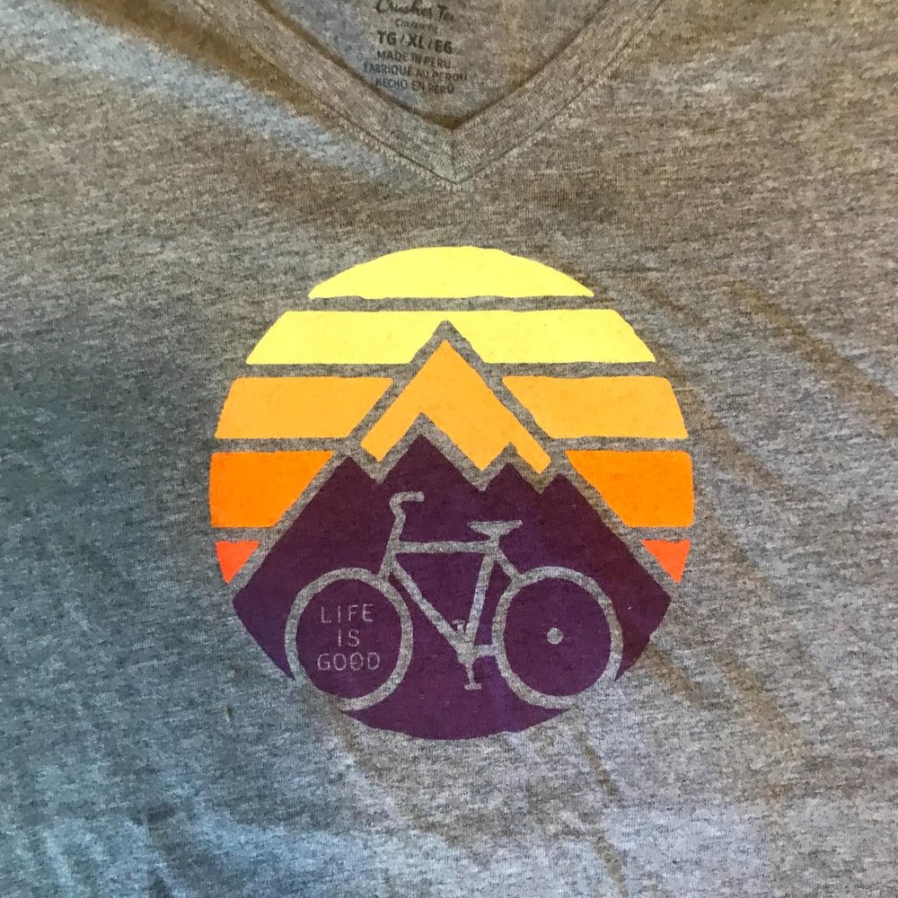 Life is Good Bicycle Shirt